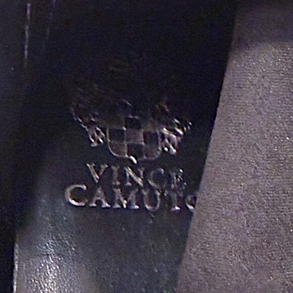 Vince Camuto Leila2 Black Wide Calf Tall Boot Women's 8.5 Leather Block Heel NEW - Picture 5 of 8